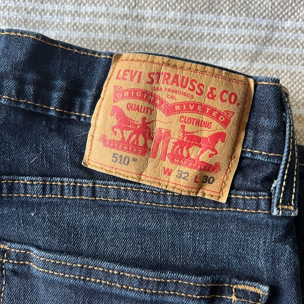 Men’s Levi's 510 Blue Jeans- indigo
